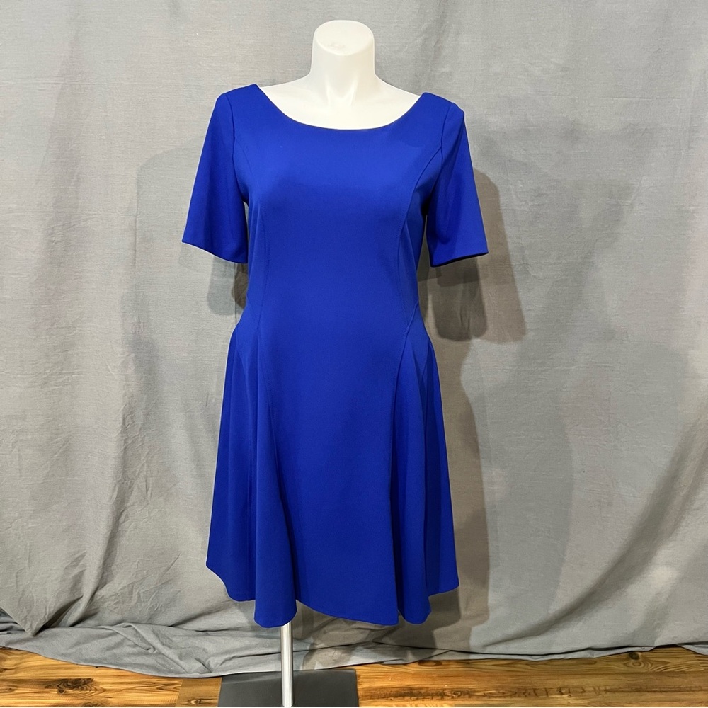 Elegant Blue Women's Dress